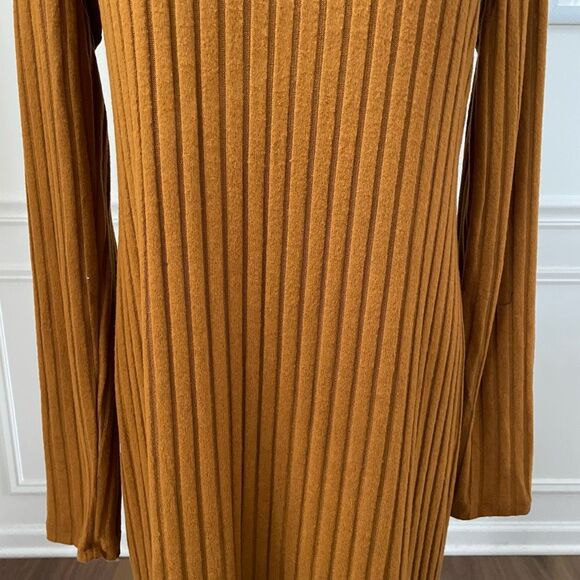 NWT Fashion Nova For The Thrill Of It Midid Dress Rust 2X - Picture 4 of 9